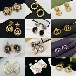 Örhängen Designer Lyx Kvinnor Mode Örhängen Designer Vintage Letter G Studs Top Quality Engagement Earring For Lady Wholesale