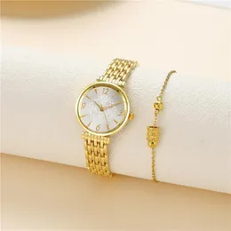 Нарученные часы роскошные модные компактные женские запястья тенденция тренда тонкий ремешок темперамент Quartz Digital Bracelet Женщина