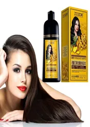 500ml Black Hair Dye Shampoo Turn Grey Or White Hair Into Darkening 5 Minutes Hair Coloring9956884