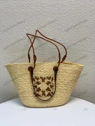 Design de luxe mode panier sac femmes sac à main été plage Portable paille tissé sac grande capacité sac fourre-tout sac d'été éléganteendibags