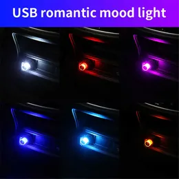 Mini lumières ambiantes USB colorées pour voiture, flash LED, lampe  portable Plug Play, intérieur automatique, veilleuse décorative au néon