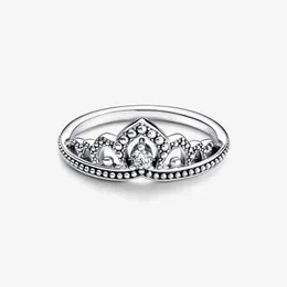 Anello Diadema Con Perline Regale Pandora Autentico Anello In