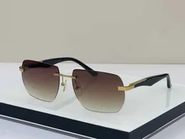 Дизайн бренда солнцезащитные очки Mens Man Luxury Designer Rimless Square Sun Glasses Women Retro Fashion Lunette Lentes de Sol Gafas de Sol
