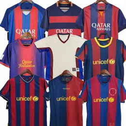 Barcelona Retro Futbol Formaları Vintage gömlek 2005 2006 2007 2009 2011 2011 2011 2012 2013 Puyol Ronaldinho Xavi A.iniesta 98 ​​99 03 04 05 06 07 08 09 10 11 12 13 14 15 16 17 Ev