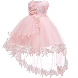 Flower Girl Dress for Wedding Baby Girl Girl 0-2 anni Obiti per il compleanno Girls's First Communione Dresses Kids Party Baptis311y