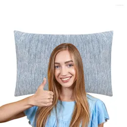 枕2 PCS冷却枕ケースソリッドピュアカラーサテン通気性寝具枕ケースウルトラ子供