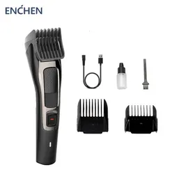 Hair Trimmer enchen ostrogi elektryczny Clipper Professional dla mężczyzn bezbłędna broda maszyna do cięcia maszyny do cięcia 230520