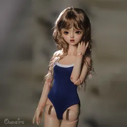 Dolls Saki BJD Doll 1 4 Blue Suit Strong Swimmer High Quality Female Harts Gifts 230520