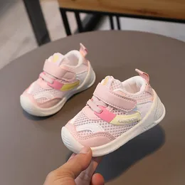 First Walkers Summer Toddler Shoes For Baby Mesh Breathable Boys Girls Sneakers For Kids Ergonomics Anti-slippery Outdoor Sport Shoes 230520