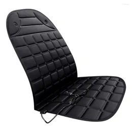 Car Seat Covers Heated Cushion 12V With Strap Support Winter Warm Heating Pad Interior Accessories For Home Boat Gray