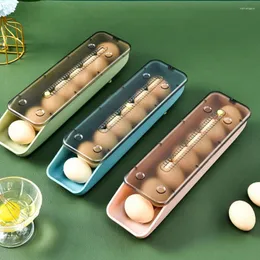 보관 병 계란 상자 쌓을 수있는 투명 대용량 자동차 롤링 냉장고 부엌