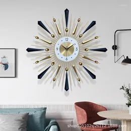 Настенные часы Creative Art Light Luxury Watch Wallclock Гостиная комната домашняя часы