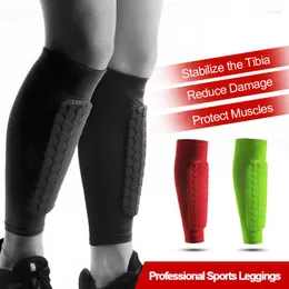 Knee Pads 1PC Sport Honeycomb Leg Sleeve Anti-Collision Man Compression Protection Socks Safety For Basketball Football