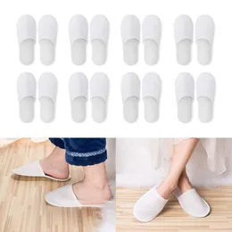 Closed Slippers Disposable Fit 12 648 Toe Pairs Size Men And Women For El Spa Guest Used White 230520 943
