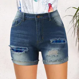 Jeans femininos Mulheres de verão calças curtas Sexy shorts finos com bolsos jean