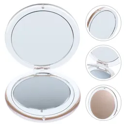 Kompakt Aynalar Ayna 10x Mini Büyüteç Katlama Yuvarlak Makyaj Hediyesi 230520
