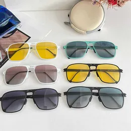 Składane okulary przeciwsłoneczne marka projektant kwadratowej ramki mody Składane okulary przeciwsłoneczne męskie okulary przeciwsłoneczne na zewnątrz rozmiar 56-17-140