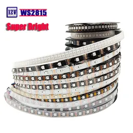 12V WS2815 IC LED Pixel Flexibel strip Light Tape 5050 RGB Dream Full Color Individuell adresserbar programmerbar Dual Signal Digital