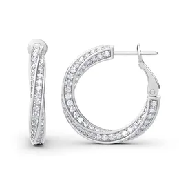 Huggie Total est 7,5ct Moissanite diamant boucles d'oreilles pour femmes en argent sterling 925 luxe 2022 tendance bijoux Pass Diamond Test chaud