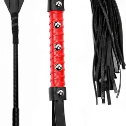 Factory Outlet Malinero Faux Leather Whip Riding Crop för Flogger Spanking Adult Set Sex Play