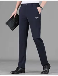 Pantaloni da uomo 2023 Pantaloni da golf da uomo primaverili Pantaloni da golf da uomo elasticizzati di alta qualità Moda casual da uomo traspirante J Lindeberg Abbigliamento da golf Pantaloni da golf da uomo