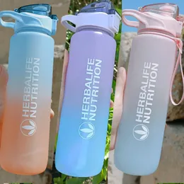 Vattenflaskor Nutrition Bottle 1000 ml Gradient Dricksvatten Space Cup Milk Carton Water Bottle 230522