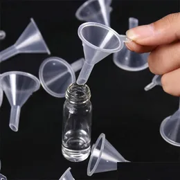 Other Kitchen Tools Plastic Mini Small Funnels Liquid Filling Per Essential Oil Empty Bottle Packing High Quality Drop Delivery Home Dhr6S