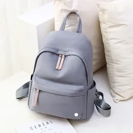 LU Oxford Cloth Backpack All-Match Duża pojemność Przenośna torba dla kobiet Moda prosta podróż plecak 3 kolorów 1044