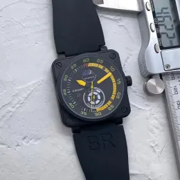 Tasarımcı Mens Watches 2023 Lüks nazik iş bilek izleme adam izle mekanik otomatik çan siyah deri izleme kayışı ross 6 el kol saatleri bilezik