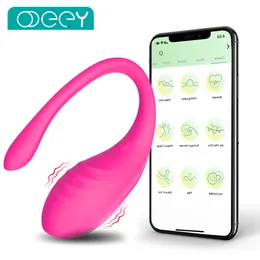 Erwachsene Spielzeug 9-Gang-Anwendung steuert Vaginalvibrator Gpoint Analvibrator Ei-Massagegerät tragbarer Stimulator Sexspielzeug für Erwachsene 230520