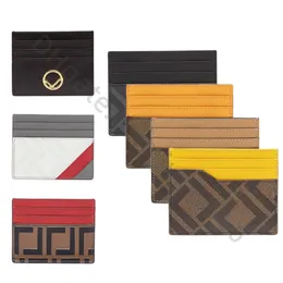 حامل بطاقة Luality Leature Leather Leather Card Card Hangbags Luxurys مصمم واحد محفظة من الرجال حاملي النساء محافظ المفتاح الجيب الفتحة الداخلية