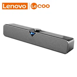 Altavoces Altavoces para teléfonos móviles Lenovo Lecoo DS102 Altavoz Bluetooth 360 Barra de sonido estéreo envolvente Sonido de cine en casa Subwoofer Caja de sonido Z0