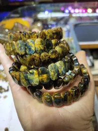 Bangle Natural Pietersite Stone Beads Armband Natural Gemstone Armband Diy Jewelry for Woman for Man Partihandel!