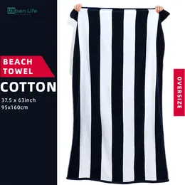 URBANLIF Cabana Strandtuch, übergroße Poolhandtücher, Pooldecke, Baumwolle, super saugfähig, großes Handtuch, superweich, ultra saugfähig
