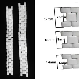 Смотреть полосы 14 6 мм 16 8 мм 18 7,5 мм черно -белая керамическая полоса браслет подходит для мужчин.