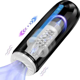 Fabriksuttag Automatisk enhet med tryck- och vibrationslägen Electric Pocket-könsdelar Handsfree Massage Cup för stimulering Vuxen sexleksak