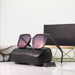 Fashion Mens Sunglasses Designer Letter Sunglasses for Women Optional Top Quality Polarized UV400 Protection Lenses with Box Sun Glasses C7505
