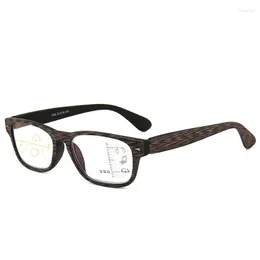 Occhiali da sole 2023 Close To Nature Frame Progressive Multifocal Reading Glasses Men Fashion Far And Near Multi-focus Women