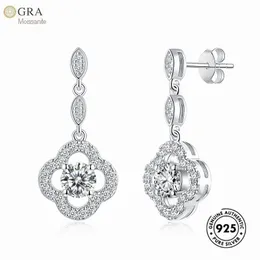 GRA Certification Moissanite Diamond Designer Fashion Jewelry Earrings Ladies Jewelry Ready To Shipp