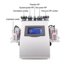 Hochwertige 40k Ultraschall-Liposuktion Kavitation 8 Pads Laser-Lipo-Maschinen zum Kauf von Vacuum RF Skin Care Laser9601587