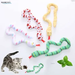 Brinquedos de gato brinquedos gatos catnip macus ganancioso cobra resistente a mordida molar brinquedos interativos para pequenos gatos suprimentos para animais de estimação acessórios de gatos g230520