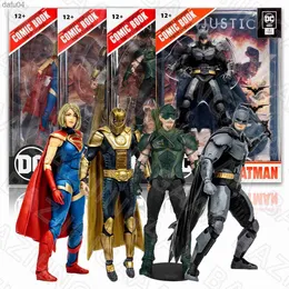 Anime Manga Page Punchers Injustice 17cm Figure Figure Fumetti - Green Arrow/Batman/Supergirl/Dr Fate Model Garage Kit L230522