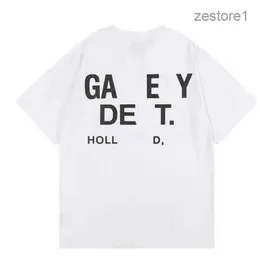 2023 Nouveaux T-shirts Galleryse t-shirts Hommes Femmes Designer T-shirts Galleryes Depts Cotons Tops Homme Chemise Décontractée Luxurys Vêtements Rue Shorts Manches Clotheszn9x