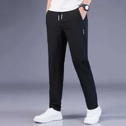 Men's Pants Men Casual Trousers Pants Solid Fashion Pocket Applique Full Length Casual Work Pants Men's Straight Pantalon Pants Plus Size