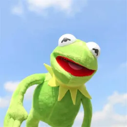 Nowości 40 cm Kermit Plush Doll for Kids Sesame Street Frog Muppet Pchana lalka idealna na urodziny Boże Narodzenie G230520