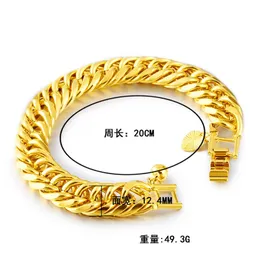 Bransolety 18K złota bransoletki dla mężczyzn dla mężczyzn Women Fine Argent Bijoux Pulseira Feminina Gemstone Biżuter