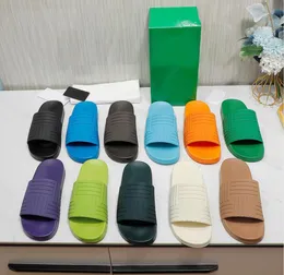 Резиновый дизайнер сандалии сандалии женщин, мужчина, зеленый черный дом, шлепанцы, летние пляжные платформу платформы размером 35-46