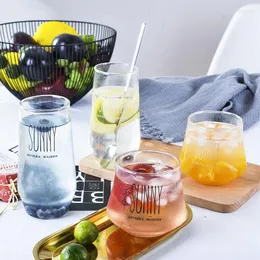 Set di stoviglie Lucency Acqua Bicchiere da tè Bicchiere da caffè Tazze da succo INS Stile tazza Latte da colazione Bicchiere da ghiaccio Long Island Bicchiere da frutta Bicchiere da vino Bicchiere