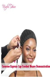 Make Wig gevlochten dop 70 g gehaakte vlechten haarpruik dop haakpruik pruik doppen gemakkelijk naaien in cornrows cap elastiek haakvlechten haar exten1353309