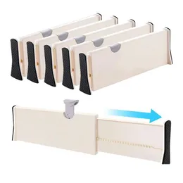 Annan hemlagringsorganisation 4st/Pack Der Divider Organiser Justerbara separatorer Plastiska hushållskökskivor Drop de Dhlye